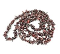 Bloodstone Jasper Chips Crystals Mala Natural Gemstone As Gift, Fashion Jewellery. For Blood Flow, Haemoglobin, Reiki Healing, Vastu, Feng Shui, Health, Prosperity-B083LYXKB
