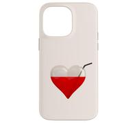 Bloodsucker - A Glass Heart Filled With Blood And Straw Case for iPhone 14 Pro Max