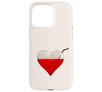 Bloodsucker - A Glass Heart Filled With Blood And Straw Case for iPhone 15 Pro Max