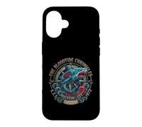 Bloodtide Chronicles Zombie Shark Nautical Design Case for iPhone 16