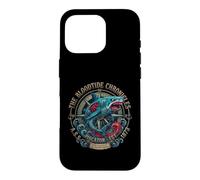 Bloodtide Chronicles Zombie Shark Nautical Design Case for iPhone 16 Pro