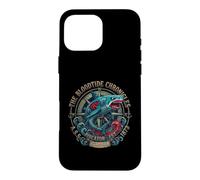 Bloodtide Chronicles Zombie Shark Nautical Design Case for iPhone 16 Pro Max