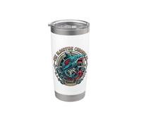 Bloodtide Chronicles Zombie Shark Nautical Design Stainless Steel Insulated Tumbler