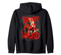 Bloody Axe Wound Key Art Zip Hoodie