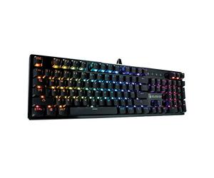 Bloody B820 Optical Mechanical Gaming keyboard with individually backlit RGB LED keys Wired, 104 keys standard, Red Switch - MX Red Equivalent for windows PC Gamers and Laptop
