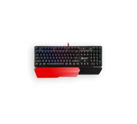 Bloody B975 Gaming Keyboard: Linear Optical Switch - Light and Instant Feedback | Fastest Keyboard Switches in Gaming | Water Resistant | RGB lighting | Detachable Wrist-Rest | Black