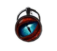Bloody devil Art Picture Key Chains，Dragon eye keychain Dragon eye keyring Husband gift Fantasy key chain Dragon pendant Eye keyring Lizard keychain Dragon jewelry Fantasy gift,Gift of love