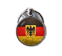 Bloody devil Art Picture Key Chains，Flag of Germany keychain Flag key ring German jewelry German flag key chain Flag pendant Patriotic gift Germany keyring Unique birthday gift,Gift of love
