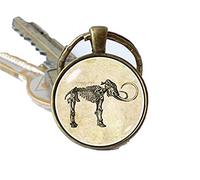 Bloody devil Art Picture Key Chains，Mammoth skeleton keychain Mammoth key ring Mammoth jewelry Ancient animal key chain Mammoth skeleton pendant Mammoth gift Mammoth keyring,Gift of love