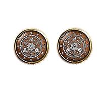 Bloody devil Customized Cufflinks, Handicraft artLegend of Zelda Cuff Links, Zelda Hyrule Historia Cufflinks Jewelry, Wedding, Art, Gift, for Men, Fan Art