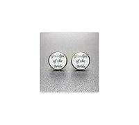 Bloody devil Wedding Cuff Links，Grandpa of The Bride Cufflinks, Personalized Cufflinks，Gift of Love