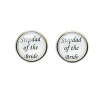Bloody devil Wedding Cuff Links，Stepdad of The Bride Cufflinks, Personalized Cufflinks，Gift of Love