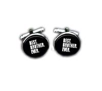 Bloody devil Wedding Cufflinks,Best Brother Ever Cufflinks, Big Brother of Bride Groom, Personalized Little Brother in Law, Custom Wedding for Brother,Gift of Love