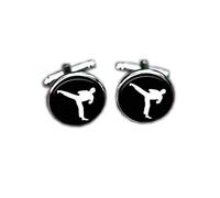 Bloody devil Wedding Cufflinks，Boxing Cuff Links, Taekwondo, Sport Handmade Cuff Links, Groom, Best Man Cufflinks, Wedding Personalised Gifts,Gift of Love