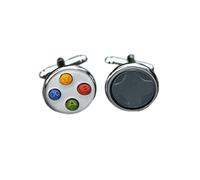 Bloody devil Wedding Cufflinks，Video Game Controller Cufflinks, Gamer, Superhero, Accessories for Men, Silver Mens Cufflinks, for Boyfriend,Gift of Love