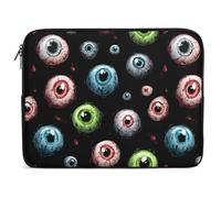 Bloody Eyeballs Laptop Sleeve Portable Laptop Carrying Case Briefcase Computer Protective Case Handbag