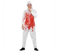 Bloody Forensic Overalls Fancy Dress Costume Unisex Adult Large