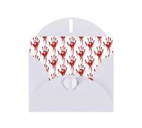 Bloody Handprints Print Greeting Cards With Envelopes,Holiday,Birthday,Wedding,And All Occasions