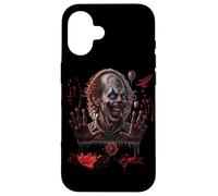 Bloody Hands Halloween Blood Spatter Clown Horror Costume Case for iPhone 16