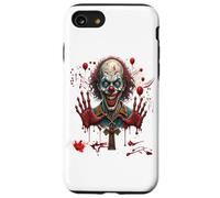 Bloody Hands Halloween Blood Spatter Clown Horror Costume Case for iPhone SE (2020) / 7/8
