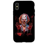 Bloody Hands Halloween Blood Spatter Clown Horror Costume Case for iPhone X/XS