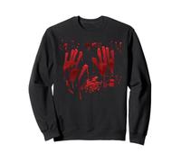 Bloody Hands Halloween Costume Blood Stains Blood Splashes Sweatshirt