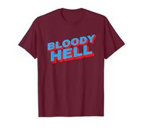 Bloody Hell T-Shirt, Men, Burgundy, Medium