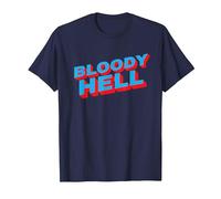 Bloody Hell T-Shirt, Men, Navy Blue, 4X-Large