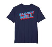 Bloody Hell T-Shirt, Men's Big and Tall, Navy Blue, 2X Tall