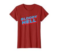 Bloody Hell T-Shirt, Women, Cranberry Red, Medium