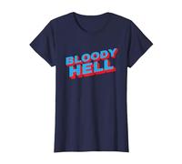 Bloody Hell T-Shirt, Women, Navy Blue, X-Large