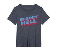 Bloody Hell T-Shirt, Women's Plus, Heather Blue, 6X