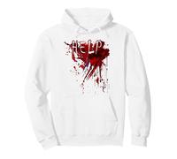 Bloody Hoodie Blood Stained Blood Splatter Halloween Zombie Pullover Hoodie