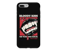 Bloody Kiss Vampire Fangs Goth Horror Dark Romance Aesthetic Case for iPhone 7 Plus/8 Plus