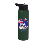 Bloody Legend Kangaroo Australia Flag Australian Stainless Steel Insulated Water Bottle