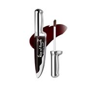 Bloody Lip Stain Liquid Lipstick Transfer Resistant Formulas Smooth Application Brush for Edgy Makeup Enthusiasts Dark Gothic Lip Stain