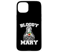 Bloody Mary funny Virgin Mary holding Bloody Mary Case for iPhone 15 Plus