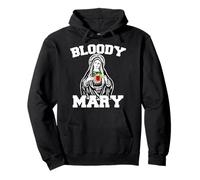 Bloody Mary funny Virgin Mary holding Bloody Mary Pullover Hoodie