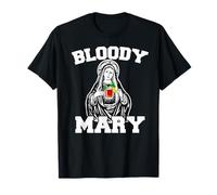 Bloody Mary Funny Virgin Mary Holding Bloody Mary T-Shirt