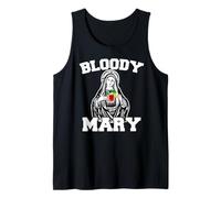 Bloody Mary Funny Virgin Mary Holding Bloody Mary Tank Top