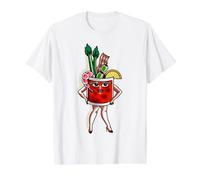 Bloody Mary Lady Value Graphic T-Shirt, Men, White, M