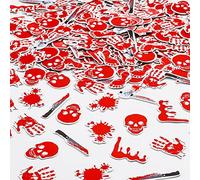 Bloody Party Decorations, Halloween Confetti, Halloween Party Table Scatter Confetti, Hunted House Halloween Scary Horror Killer Party Supplies