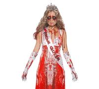 Bloody Prom Queen Kit, Carrie, Sash, Gloves & Tiara, Halloween Fancy Dress