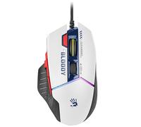 Bloody RGB Gaming Mouse USB White 100 - 12000 DPI 10 Buttons Adjustable DPI Game