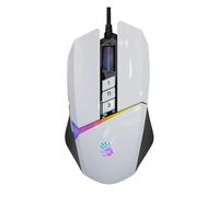 Bloody W60Max Wired RGB FPS Gaming Mouse, 10000 CPI, All Buttons Programmable, 2000Hz Report Rate, 250 IPS, 4M Onboard Memory (Pandawhite)