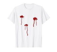 Bloody Wound Halloween Costume, Blood Splatter Injury Zombie T-Shirt