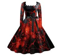Bloody Zombie Bride Costume, Historical Evening Dress Adults Classic Vampiress Fancy Dress Costume Casual Dresses Wicked Witch Adult Women Plus Size Witch for Party Cosplay Cocktail |