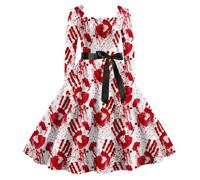 Bloody Zombie Bride Costume, Large Medieval Dress Retro Mittelalter Kleidung Damen October Festival Costume Women Womens Halloween Costumes Adult Plus Size Fancy Party Cosplay Accessories |