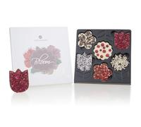 Bloom 6 chocolate flowers - Chocolate in the shape of flowers with toppings | Present | Gift idea | Birthday | Valentine’s | Mother’s Day | Easter | Woman | Girl | Mum | Mother | Mother’s Day