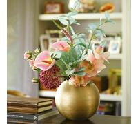 Bloom Artificial Modernist Bouquet - Faux Fake Silk Flower Indoor Home Decoration Floral Arrangement - H55Cm X W30Cm